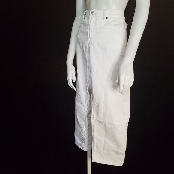 Lucky Brand White Cropped Jeans (10/30) - Picture 1 of 5